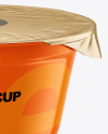 Plastic Glossy Cup Mockup