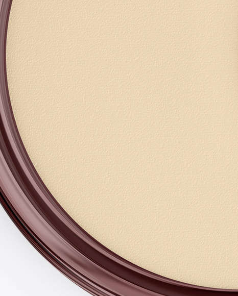 Metallic Cosmetic Powder Mockup