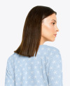 Woman in a Sweatshirt Mockup