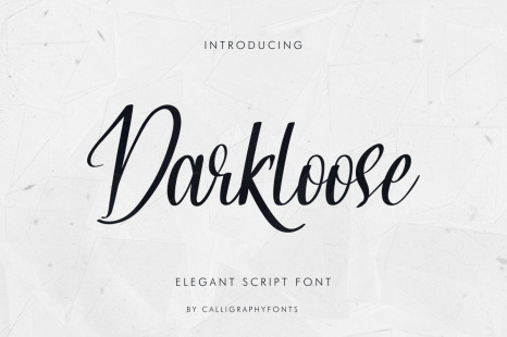 Darkloose Calligraphy Font - Original