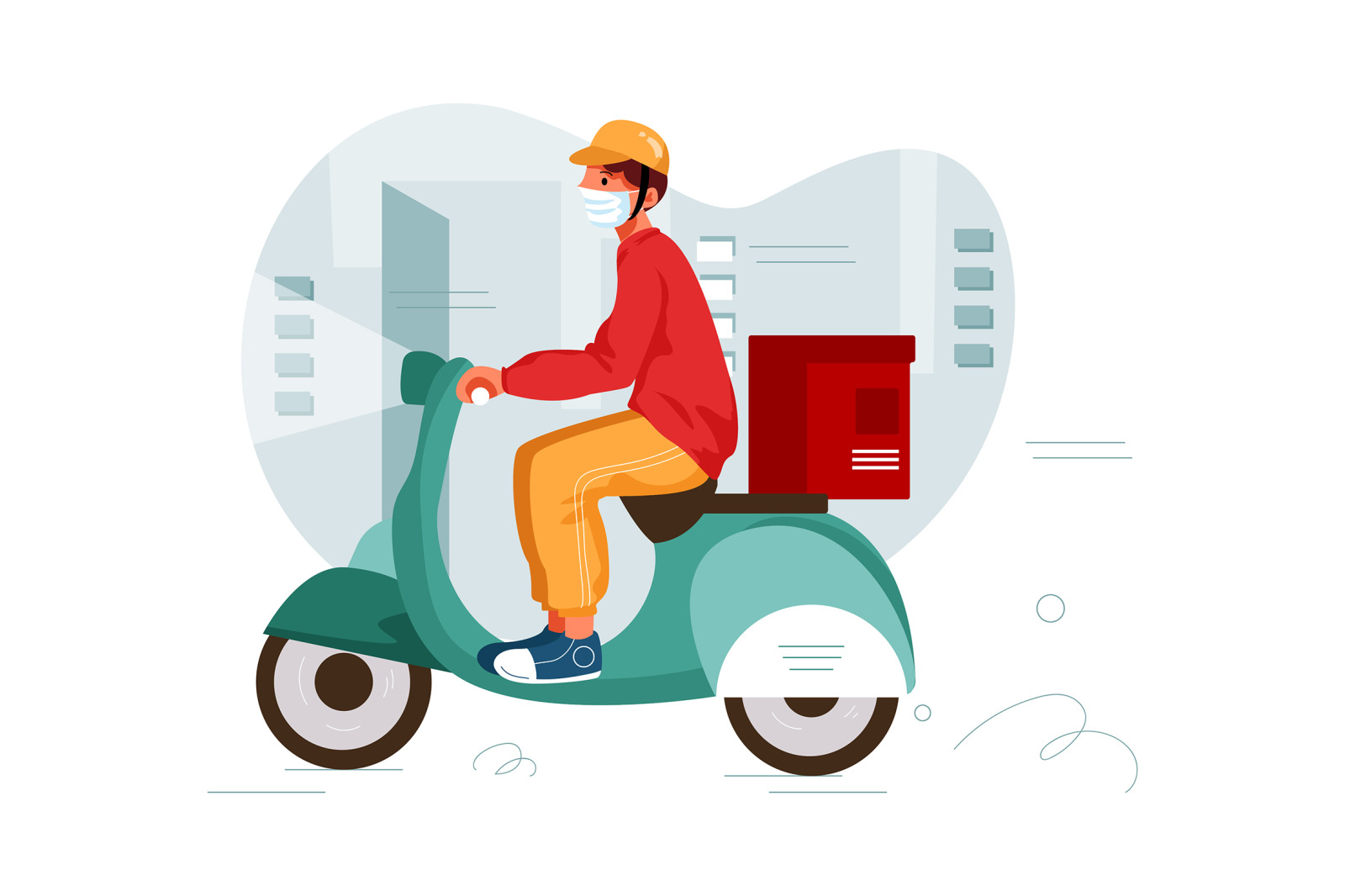 M226_Food Delivery Illustrations