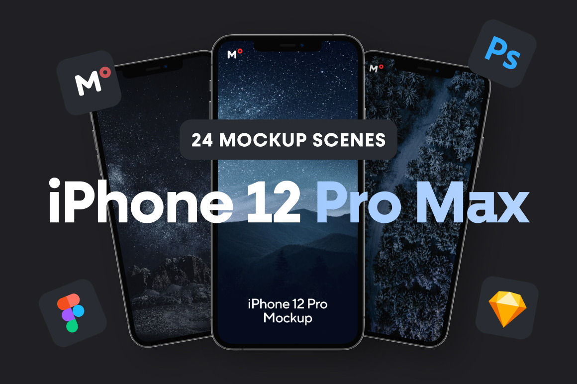 iPhone 12 Pro Max Mockups iPhone 12 Pro Max Mockups