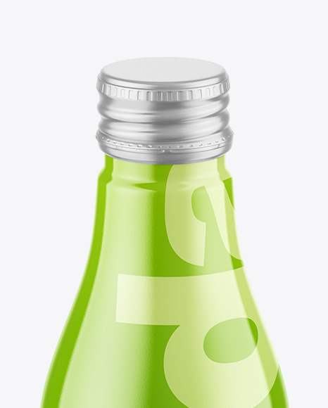 Glossy Drink Bottle Mockup