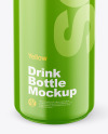 Glossy Drink Bottle Mockup