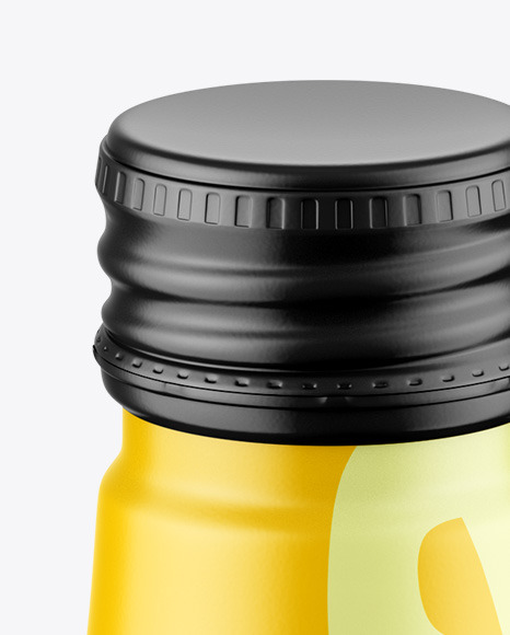 Matte Drink Bottle Mockup