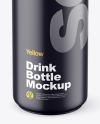 Matte Drink Bottle Mockup