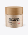 Kraft Paper Tube Mockup