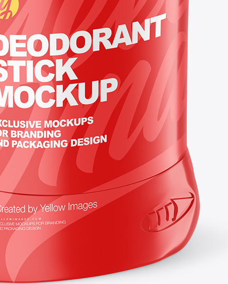 Glossy Deodorant Stick Mockup