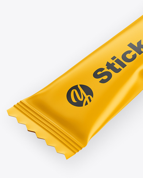 Matte Stick Sachet Mockup