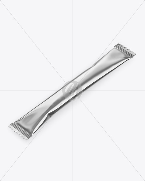 Metallic Stick Sachet Mockup