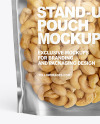 Clear Plastic Pouch w/ Cashew Nuts Mockup