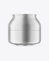 Metallic Cosmetic Jar Mockup