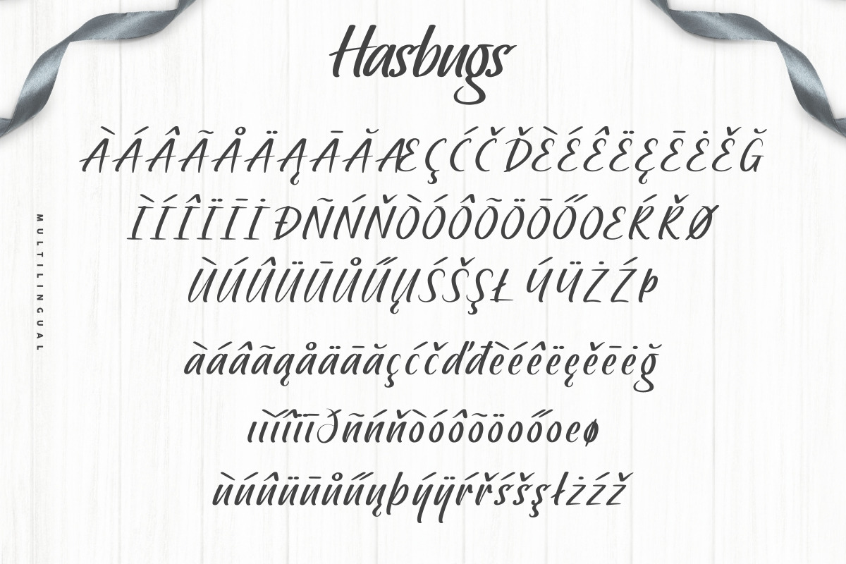 Hasbugs Brush Display Font Hasbugs Brush Display Font