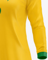 Women’s Long Sleece Football Kit Mockup – Half Side View