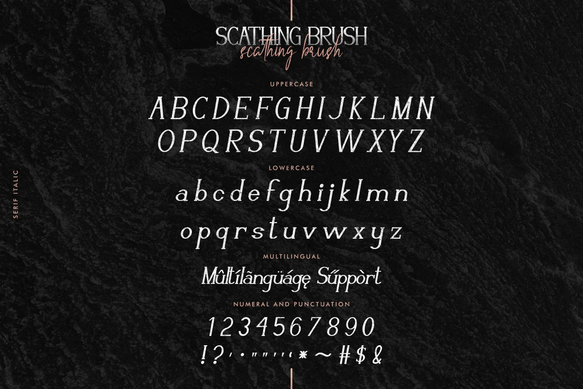 Scathing Trio Font