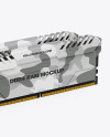 Two Modules of DDR4 RAM Mockup