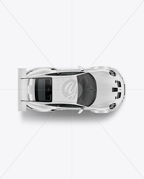 Sport Car Mockup - Top View