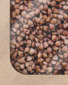 Kraft Paper Box with Buckwheat Mockup