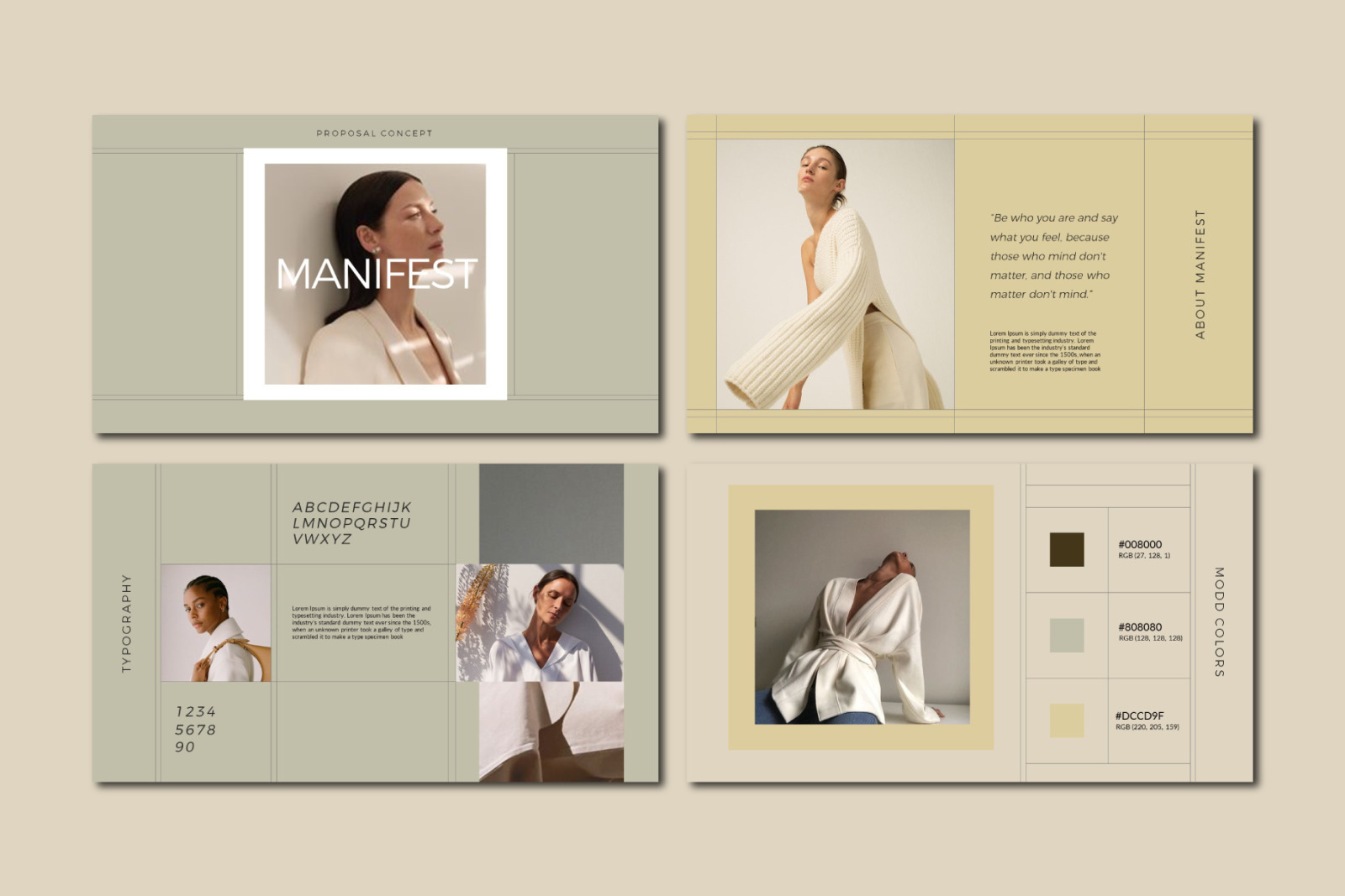 Manifest Keynote Template Manifest Keynote Template