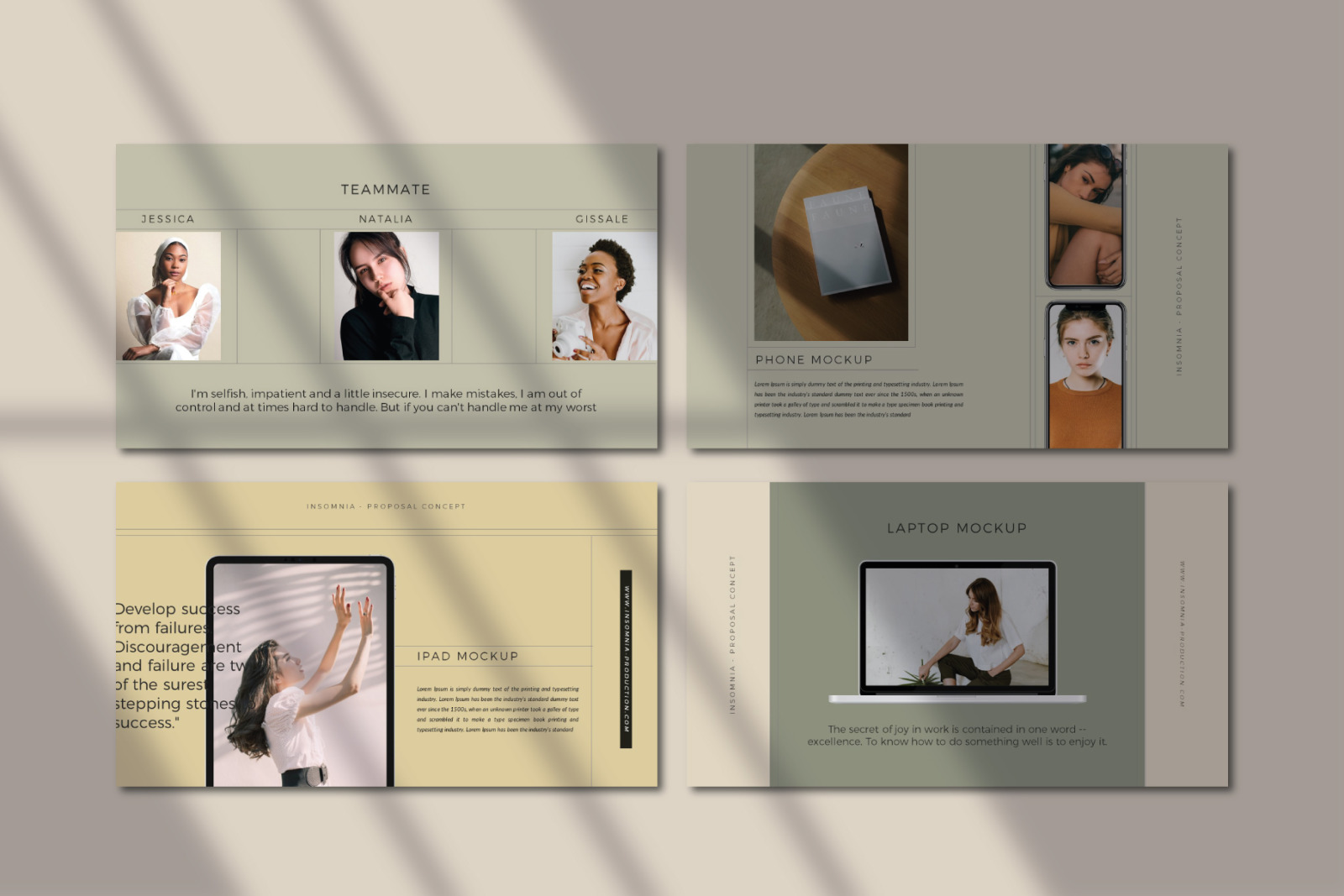 Insomnia Powerpoint Template