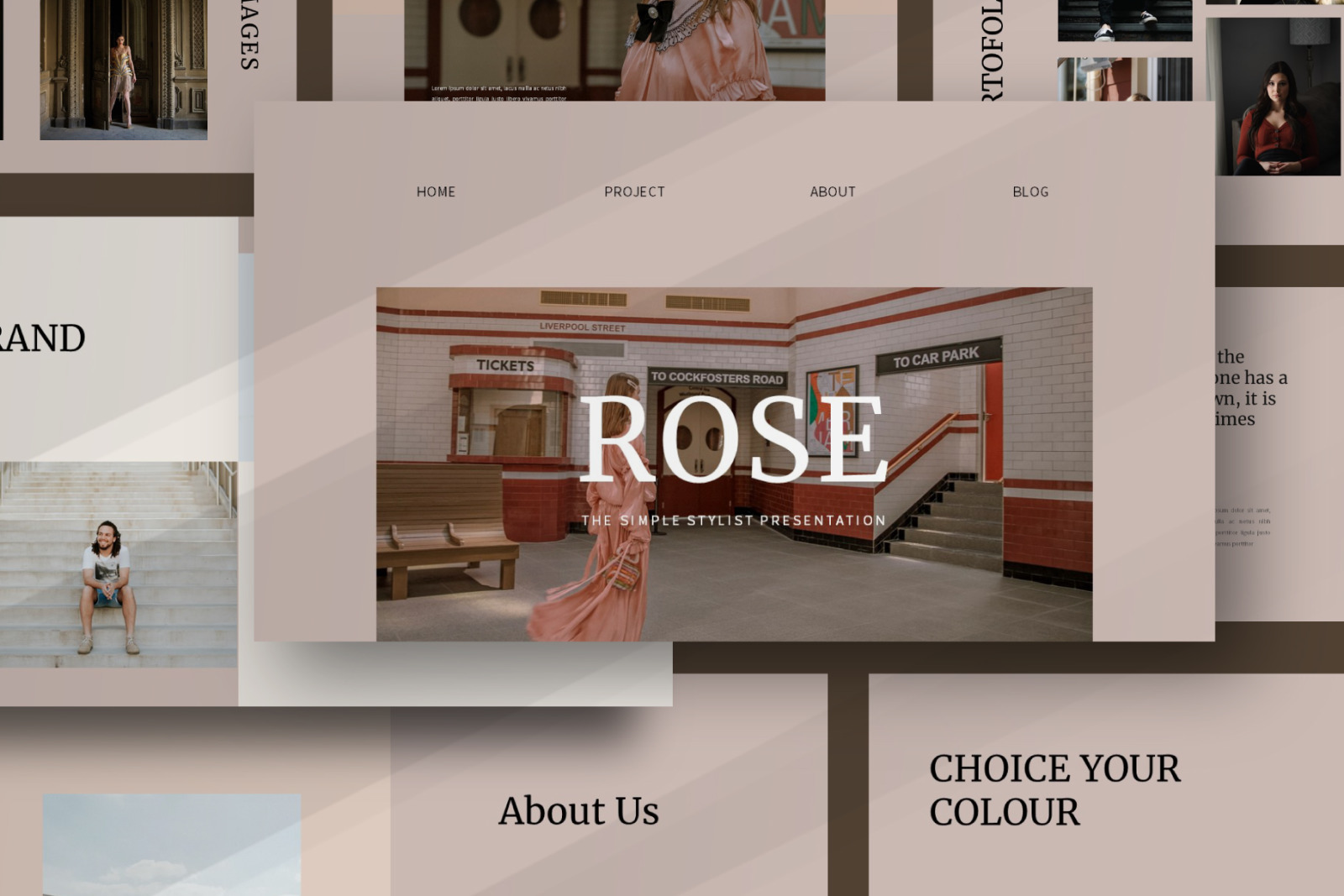 Rose Google Slides