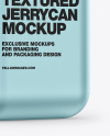 Metallic Jerrycan Mockup