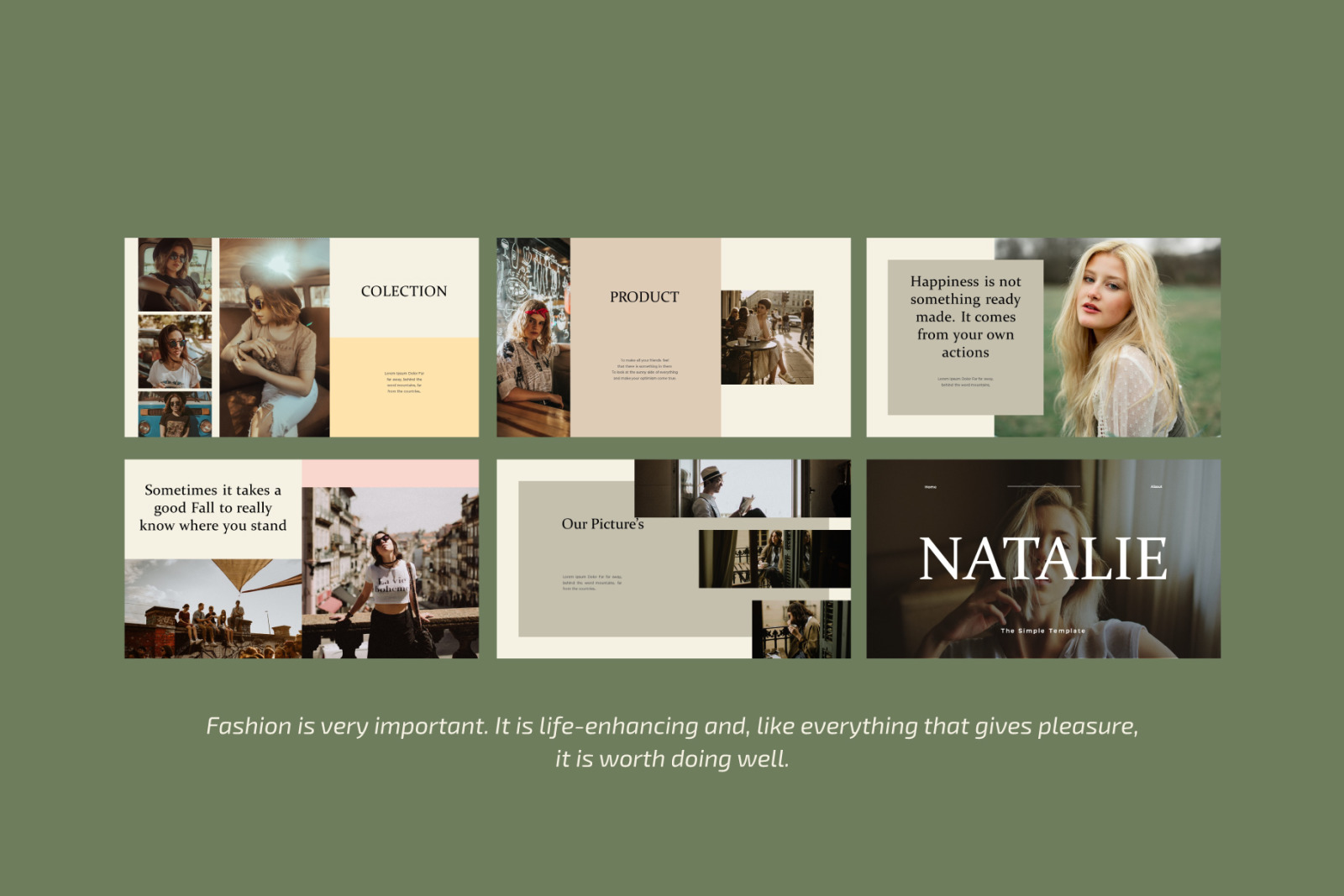 Natalie Keynote Template