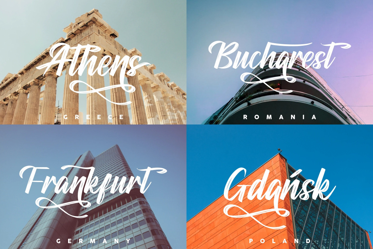Blandis Brush Textured Script Font Blandis Brush Textured Script Font