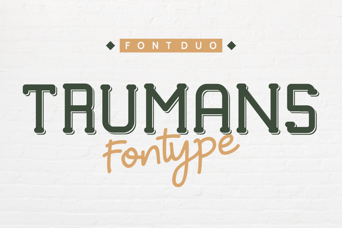 TRUMANS Font Duo TRUMANS Font Duo