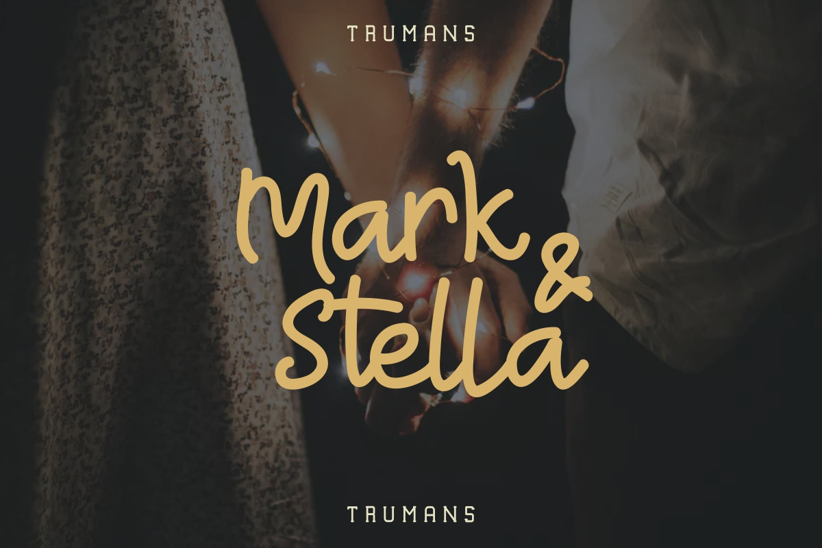 TRUMANS Font Duo TRUMANS Font Duo