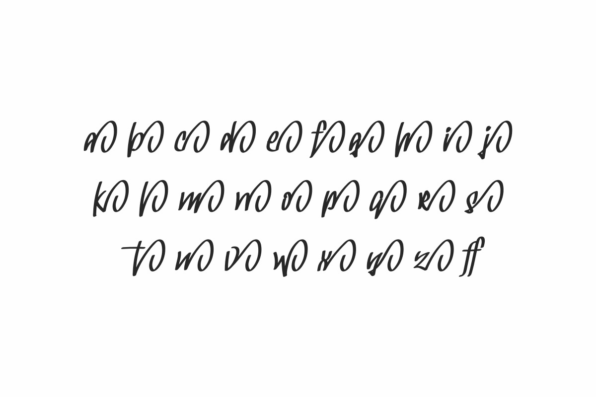 Buffalow Brush Hand Lettering Font Buffalow Brush Hand Lettering Font