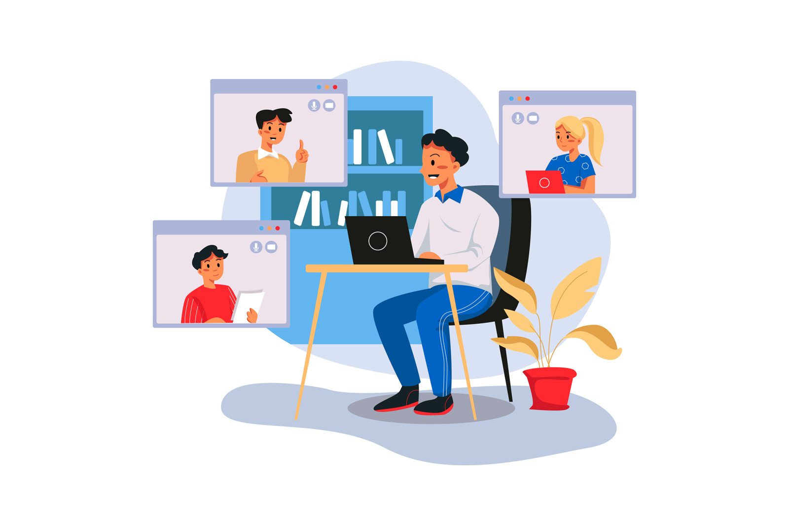 M187_Office Culture Illustrations M187_Office Culture Illustrations