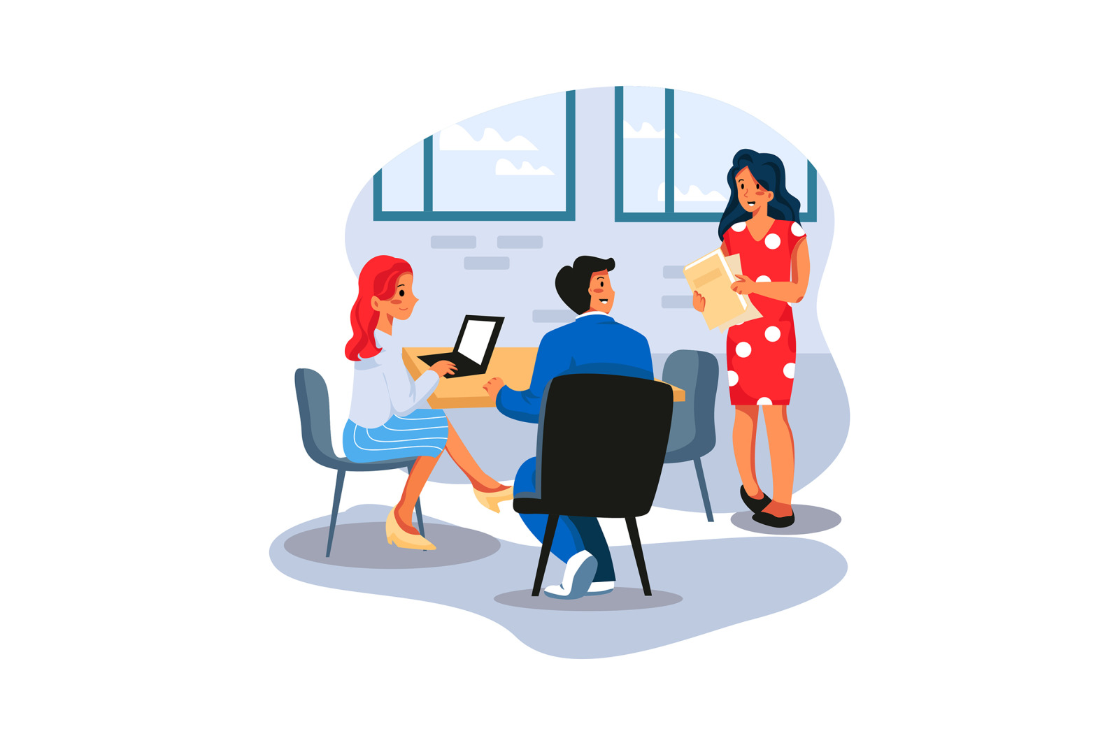 M187_Office Culture Illustrations M187_Office Culture Illustrations
