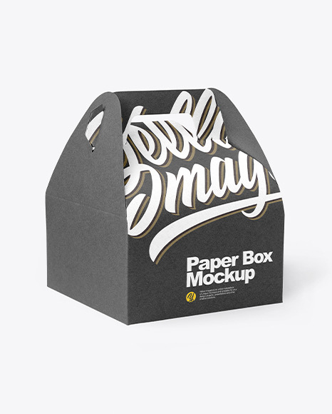 Kraft Paper Box Mockup