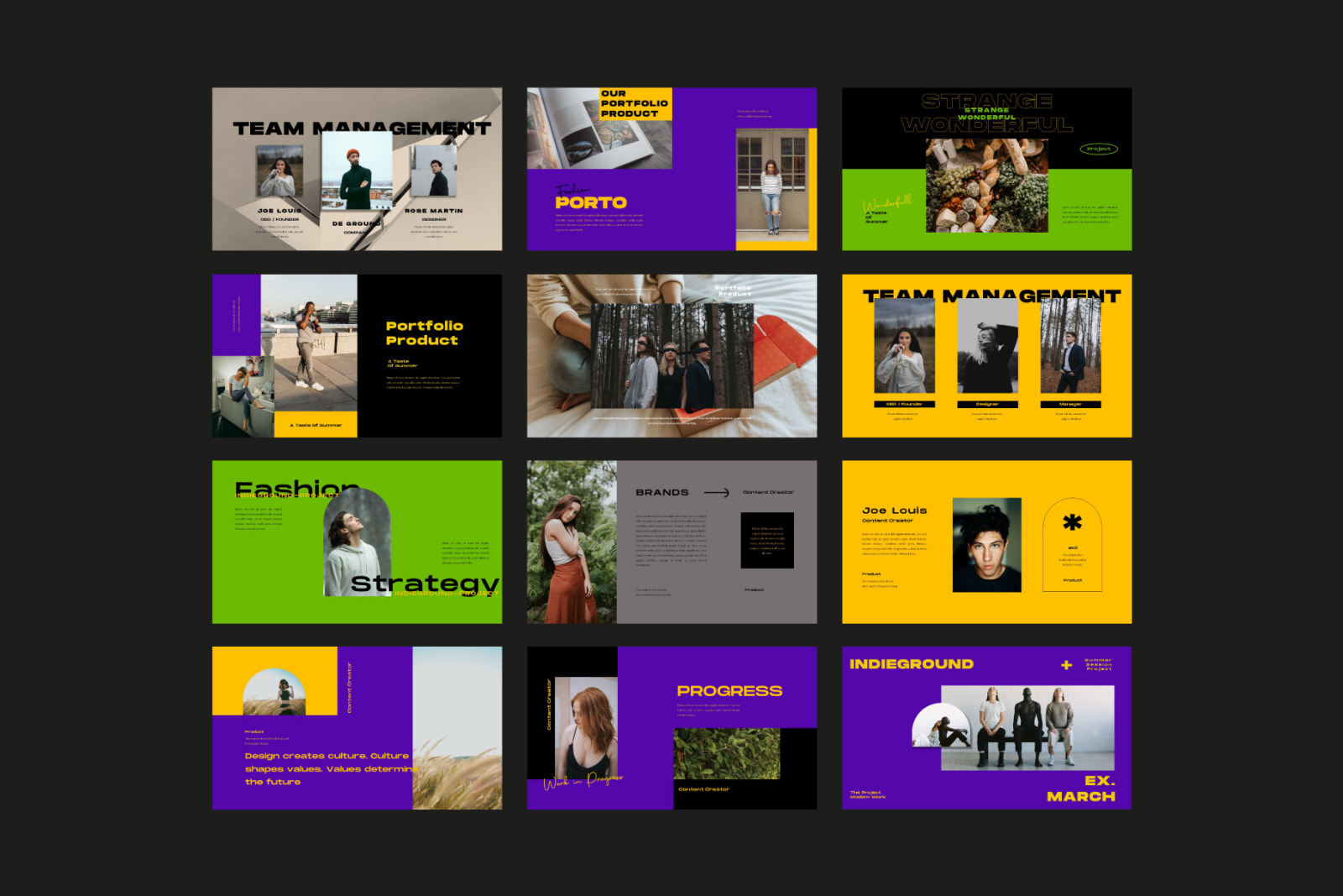 Indieground Powerpoint Template