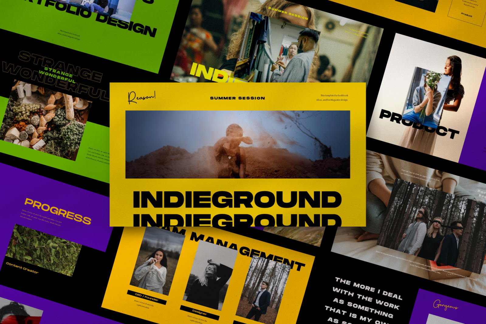 Indieground Keynote Template Indieground Keynote Template