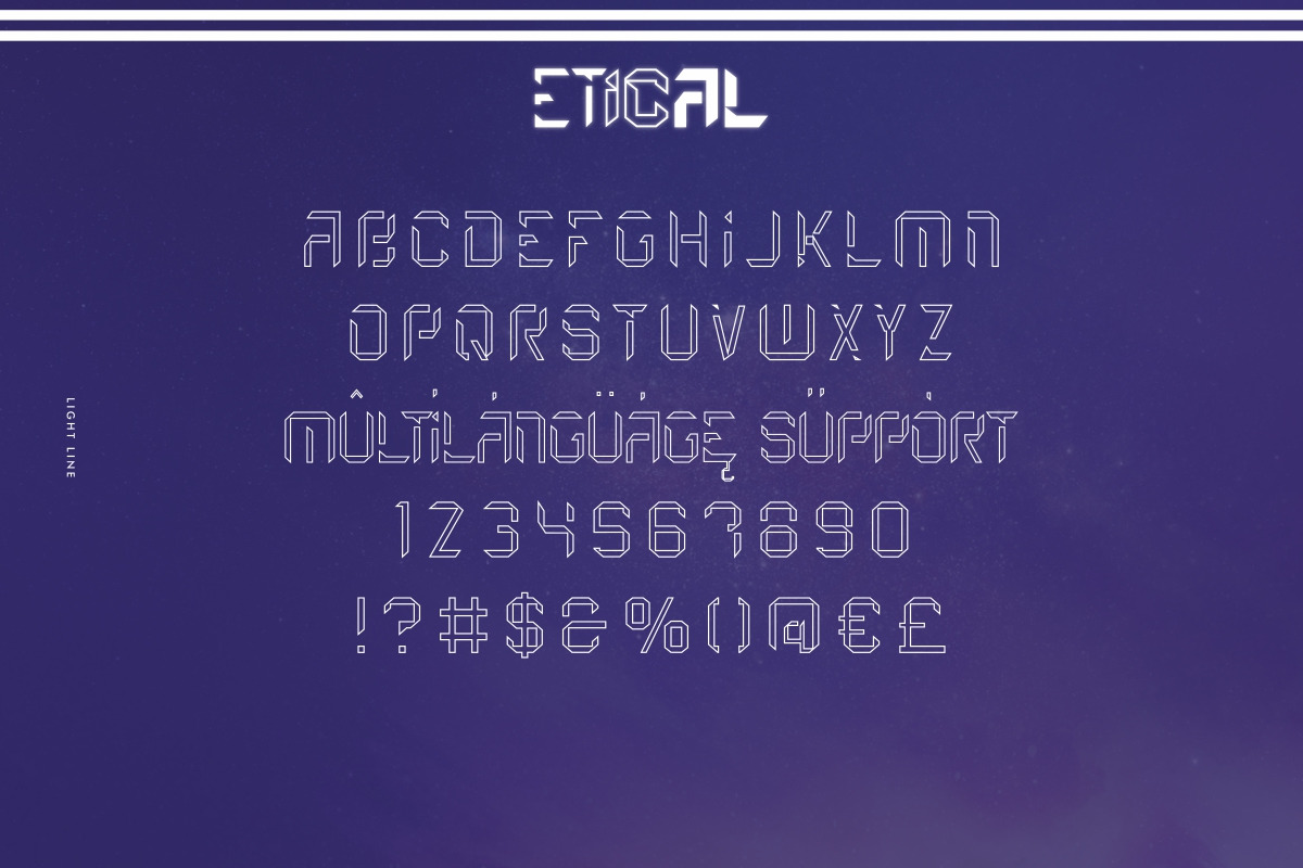 Etical Sans Serif Display Font Etical Sans Serif Display Font