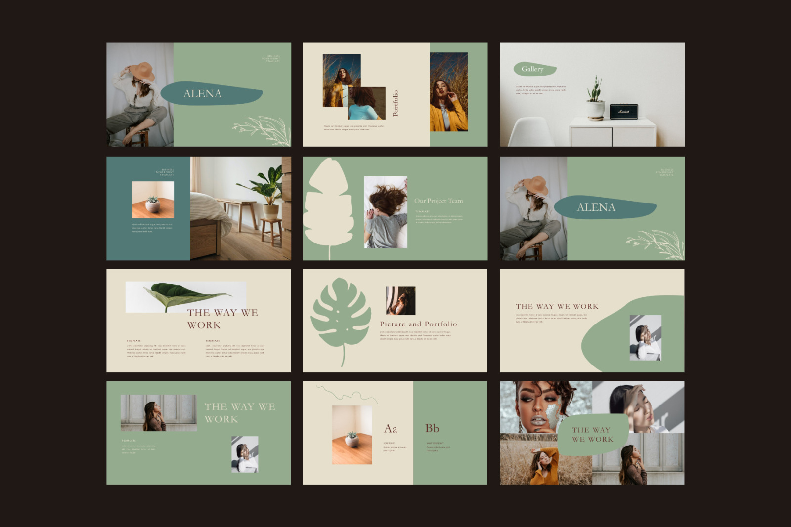 Alena Powerpoint Template Alena Powerpoint Template