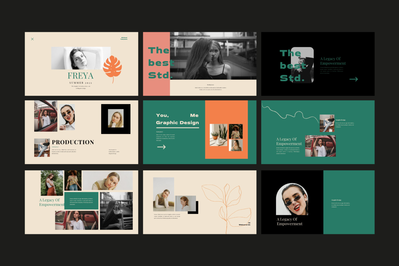Freya Powerpoint Template Freya Powerpoint Template