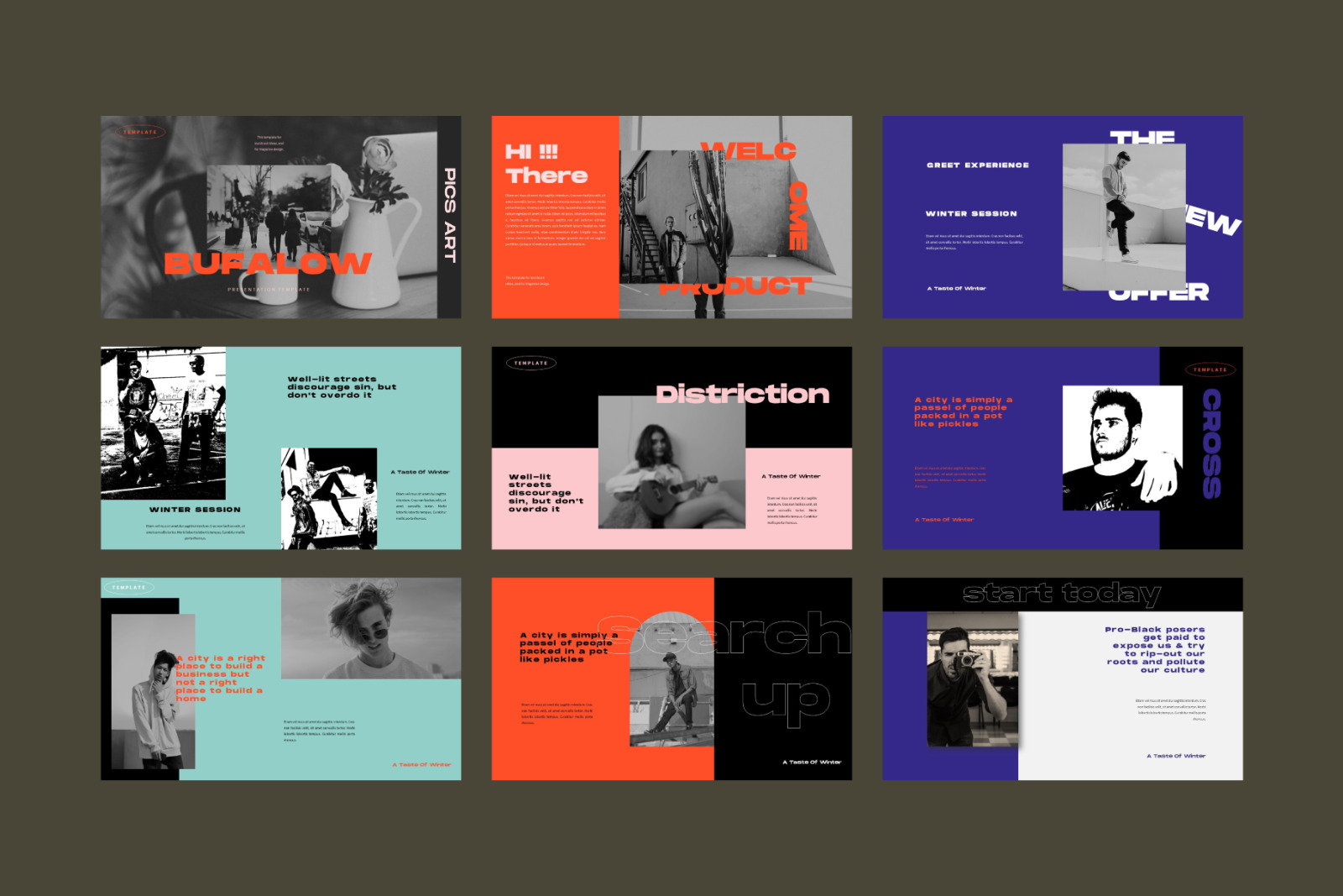 Bufalow Powerpoint Template Bufalow Powerpoint Template