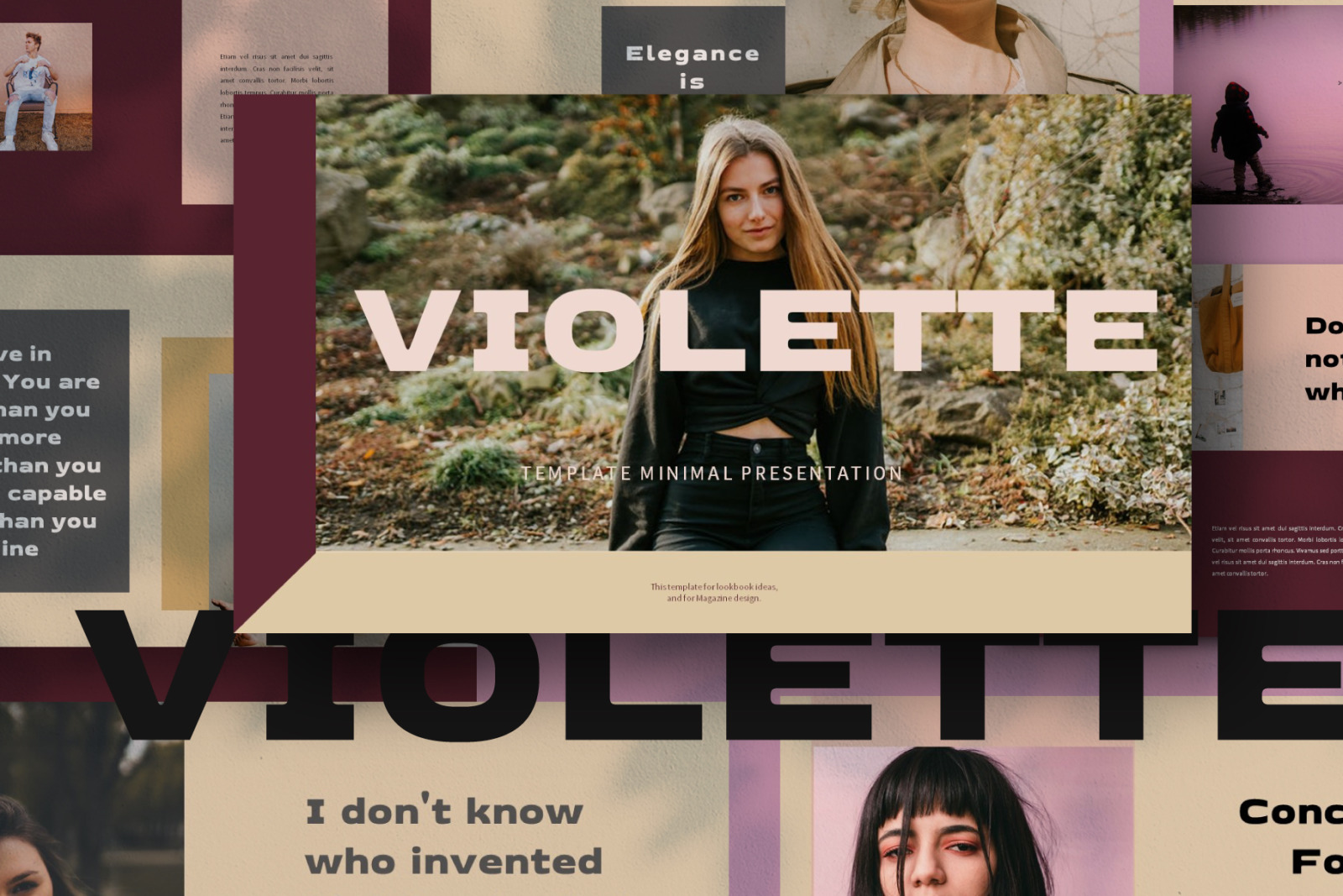 Violette Keynote Template Violette Keynote Template