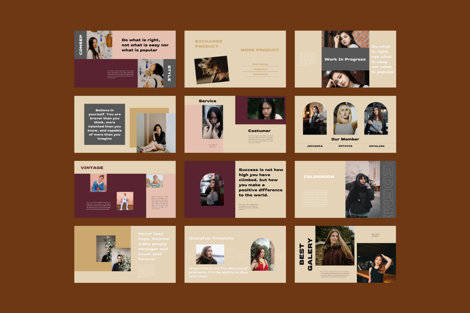 Violette Keynote Template