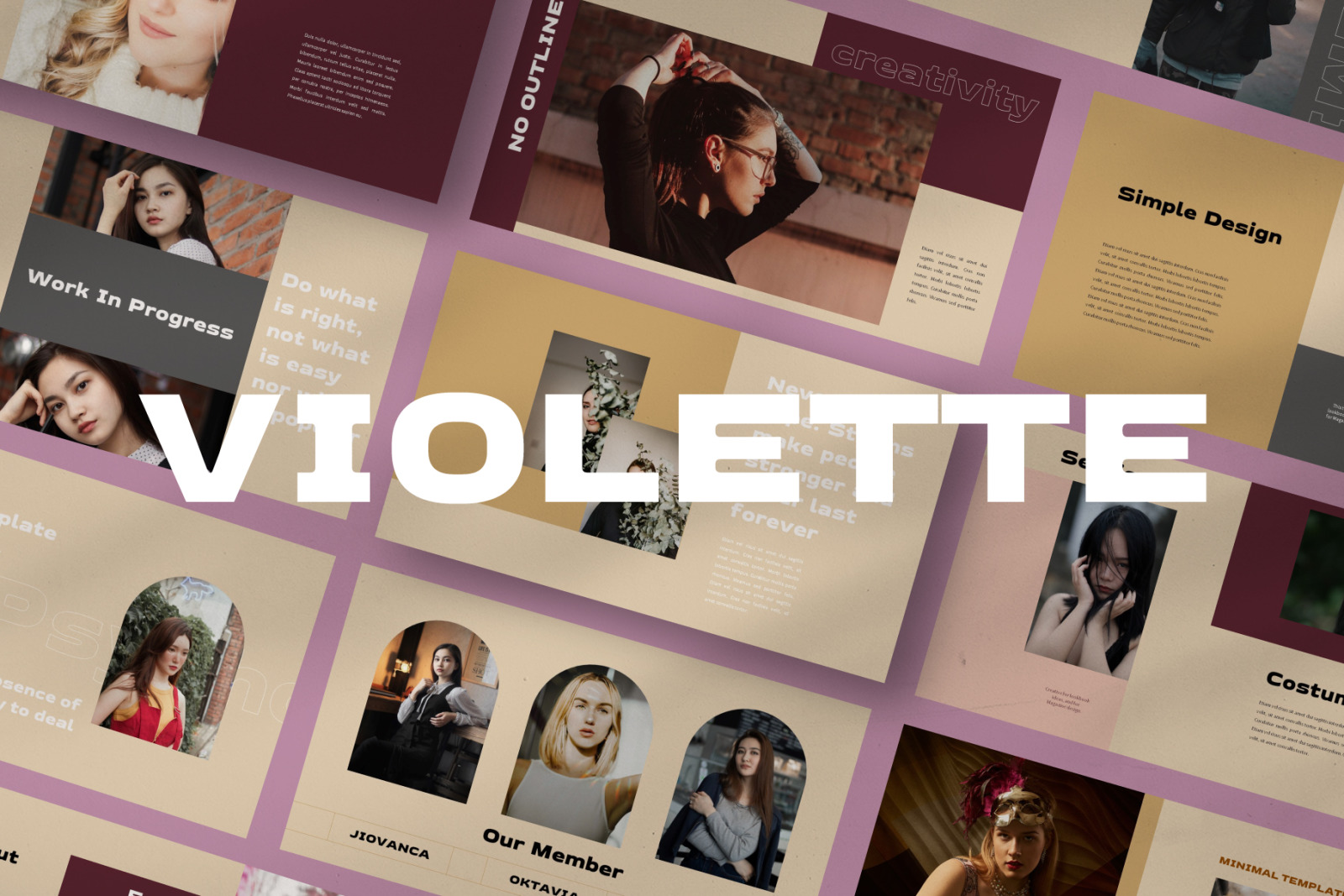 Violette Google Slides Violette Google Slides