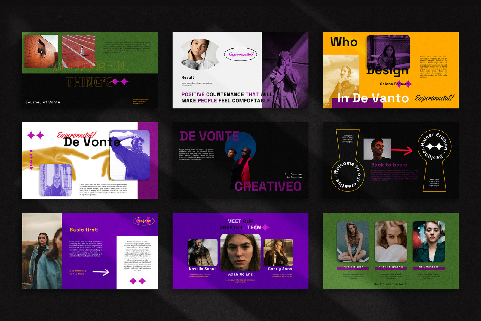 De Vonte Powerpoint Template De Vonte Powerpoint Template
