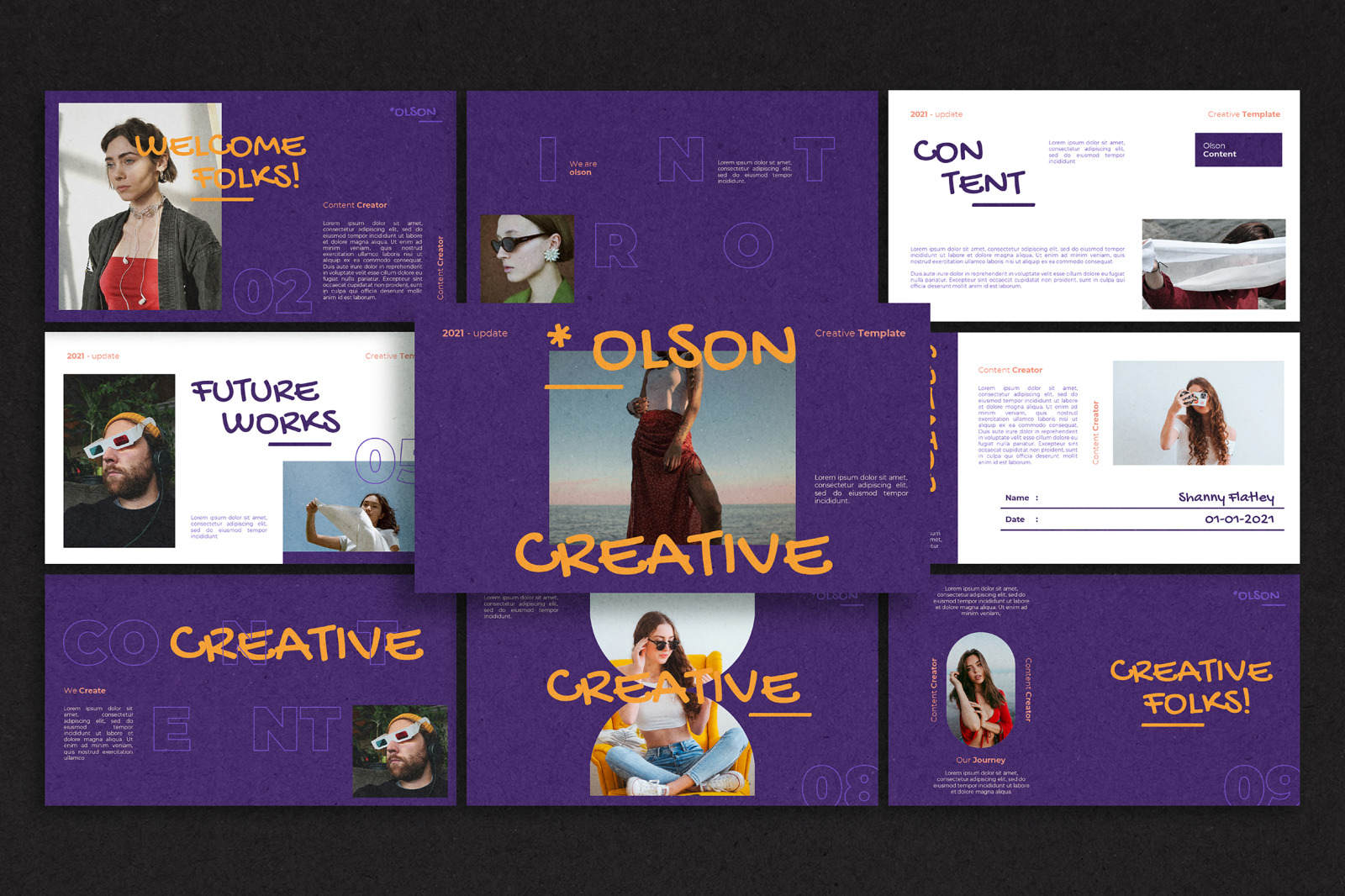 Olson Powerpoint Template Olson Powerpoint Template