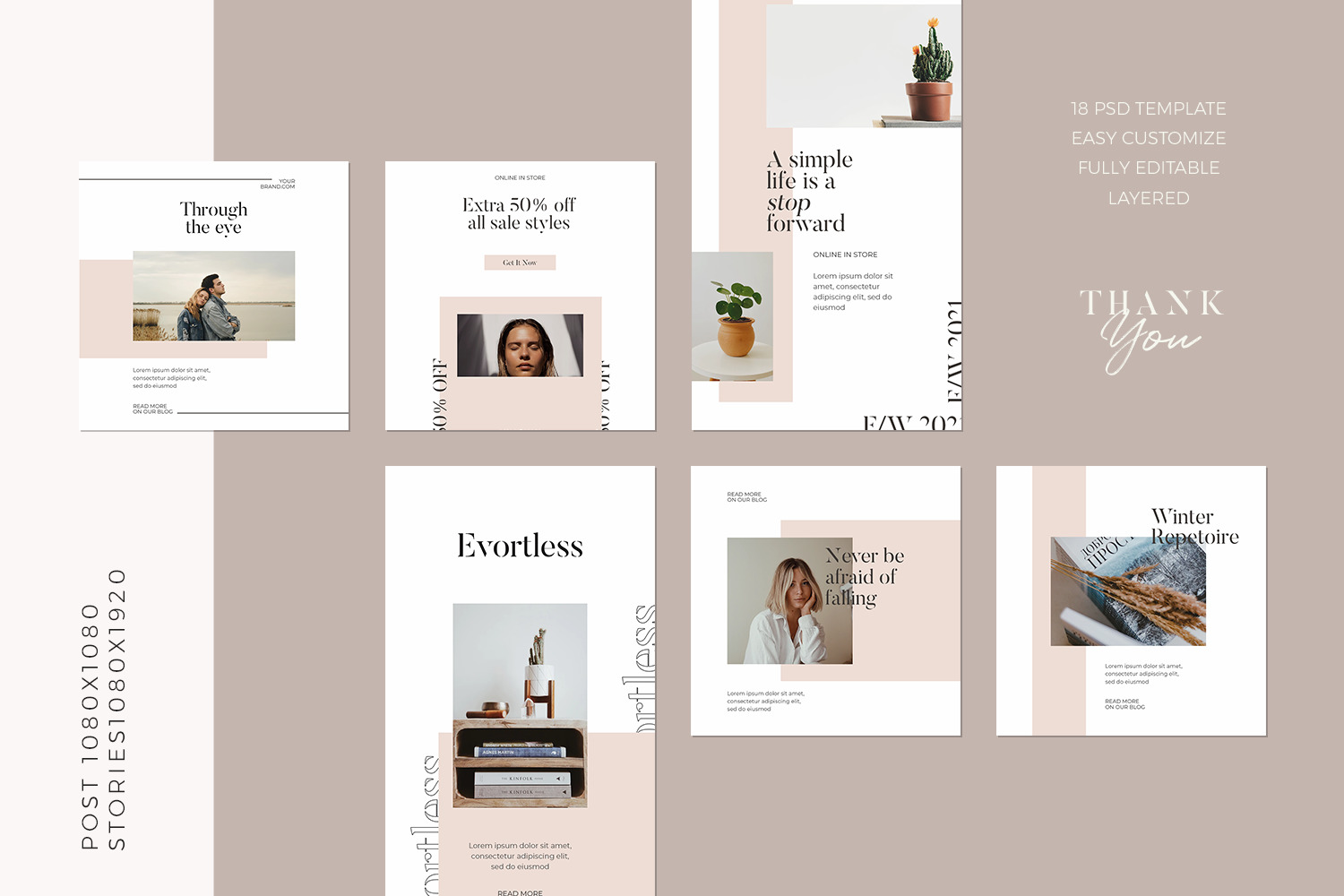 Evortless Instagram Template Evortless Instagram Template