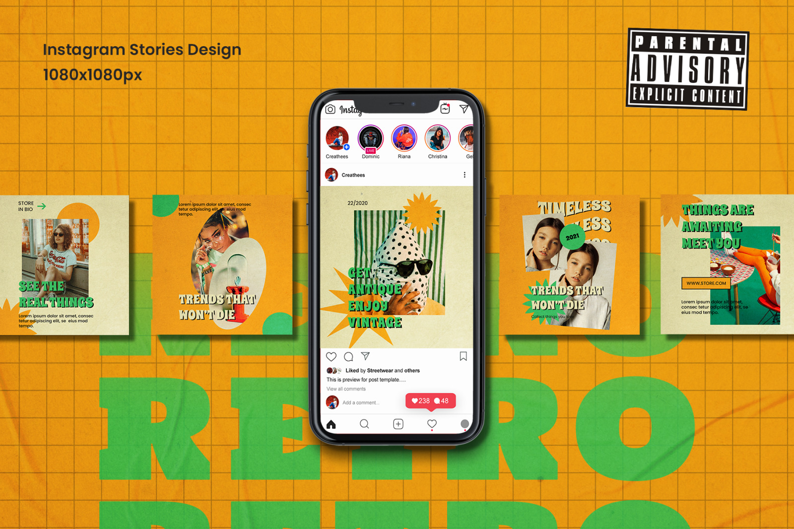 Hustion Instagram Template Hustion Instagram Template