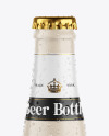 Ceramic Beer Bottle w/ Condensation Mockup