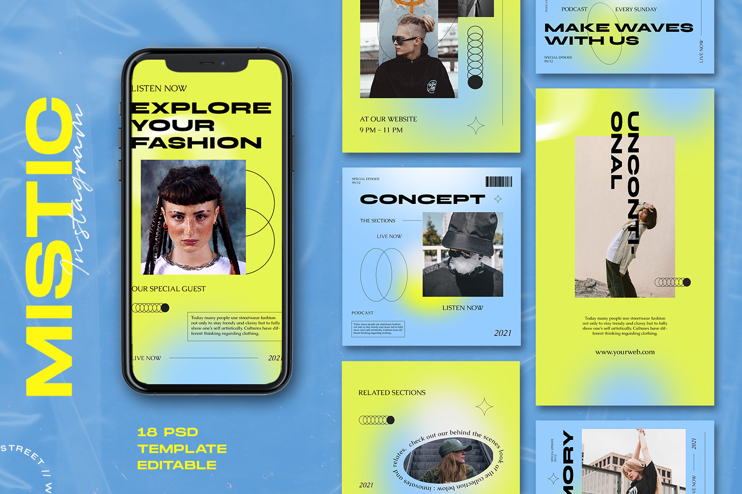 Mistic Instagram Template Mistic Instagram Template