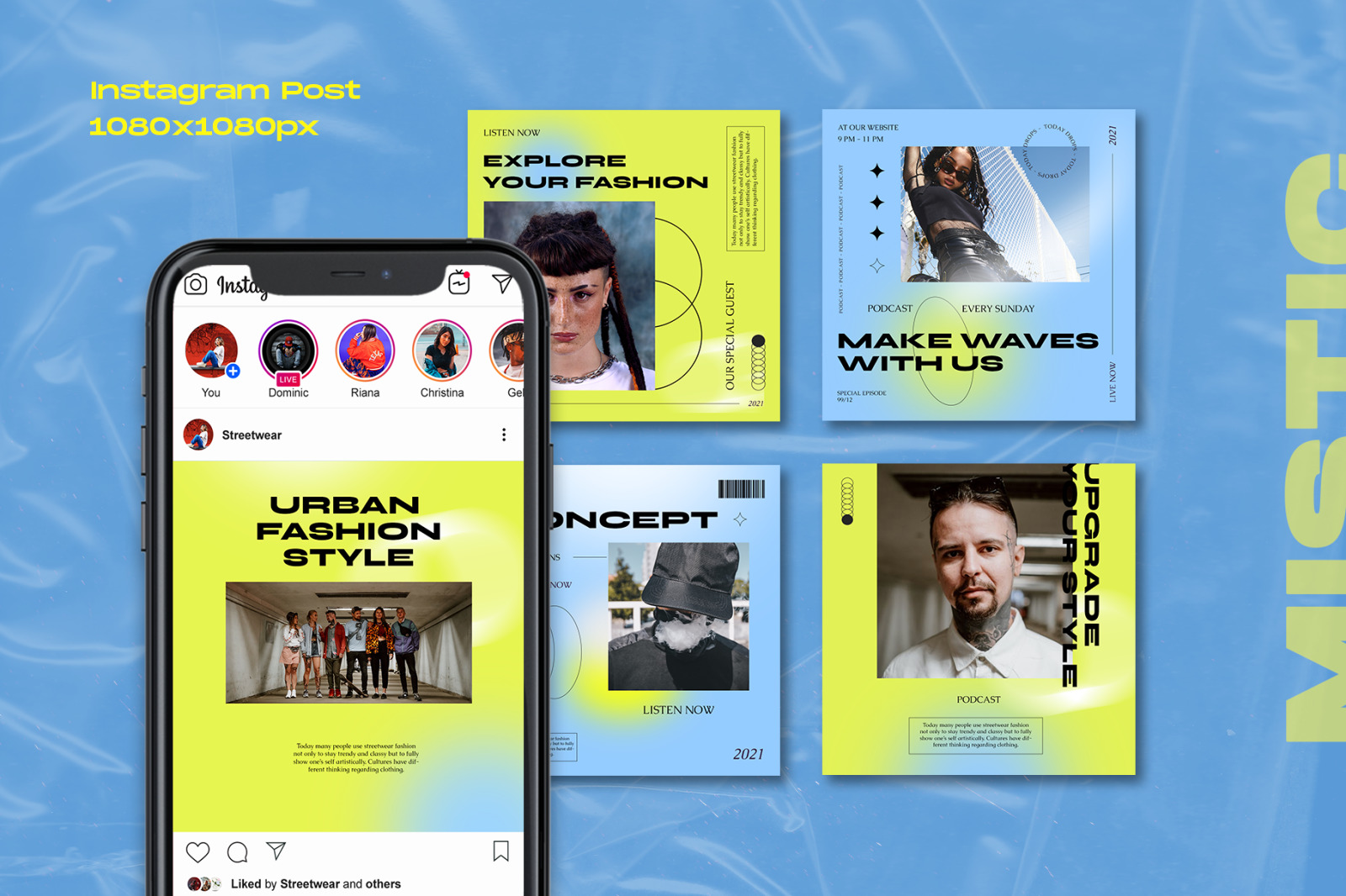 Mistic Instagram Template Mistic Instagram Template
